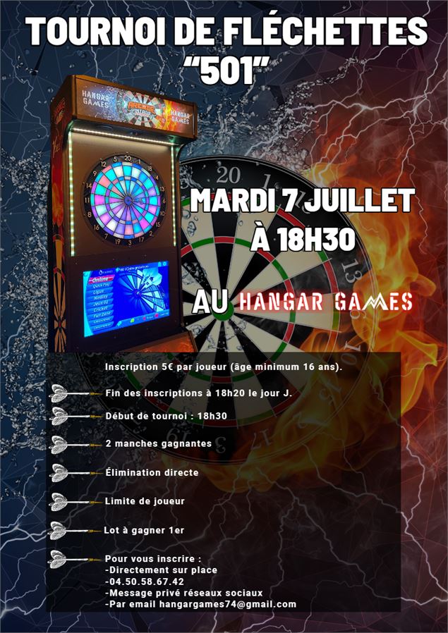 Tournoi de fléchettes 
