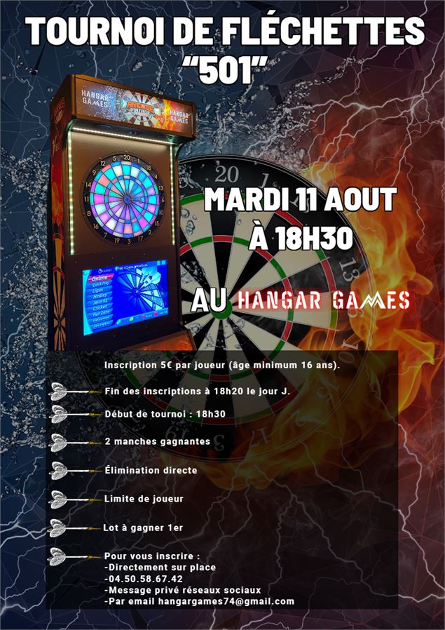Tournoi de fléchettes 