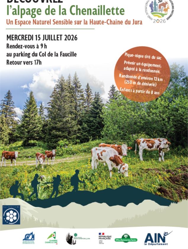 Journée découverte sur l'alpage à la Chenaillette - Département de l'Ain
