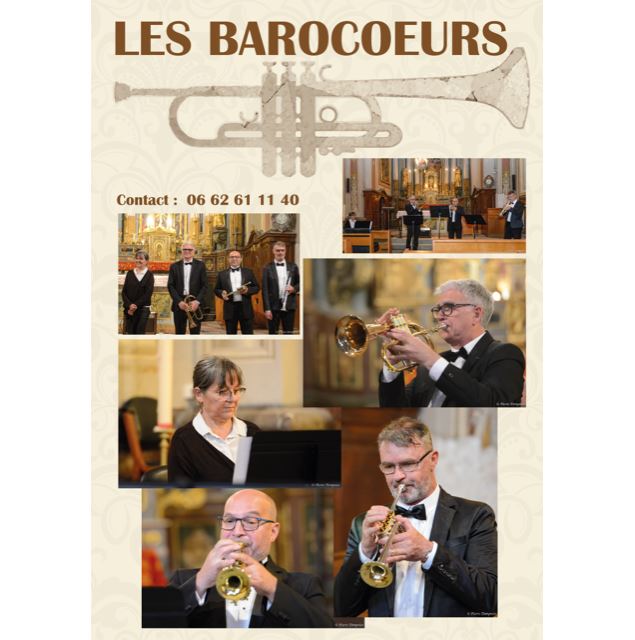 Affiche du concert : mosaïque des musiciens - Baroceurs