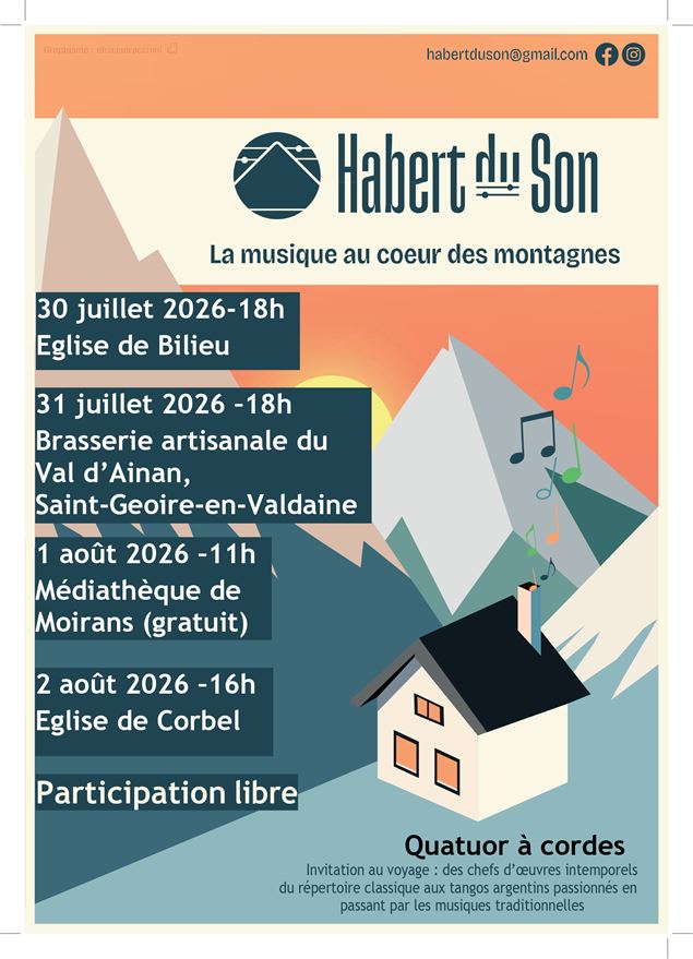 Concert quatuor Habert du Son - habert du son
