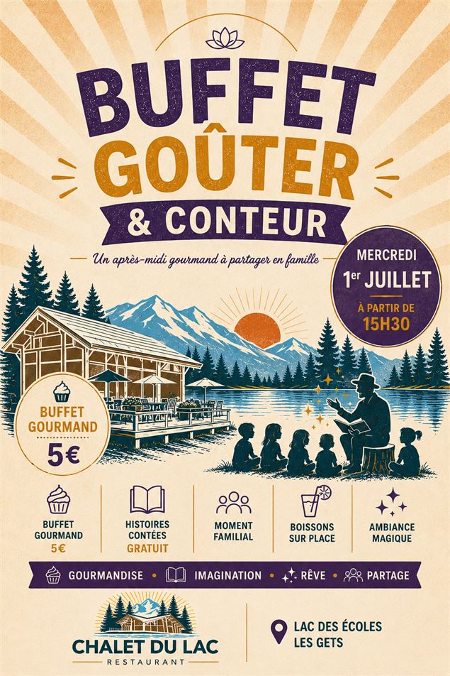 Buffet gouter et conteur - SOLEGETS