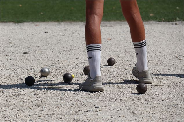 Joueur de pétanque - Albiez Animation