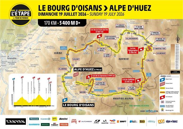 Parcours de L'Étape du Tour 2026 - Bastien Seon A.S.O