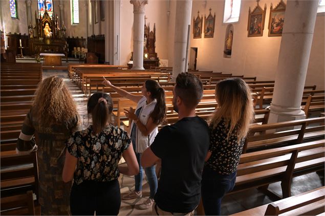 Visite de l'église du Grand-Bornand - T. Vattard