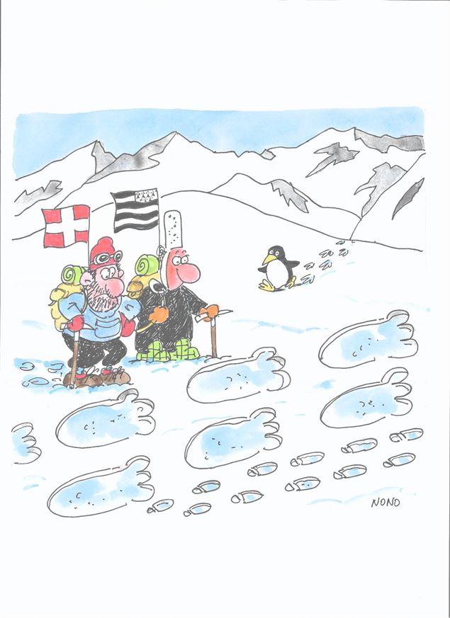 Exposition photographique « GLACE et GLACIERS, l’empreinte des hommes »_Combloux - Musée de la pente