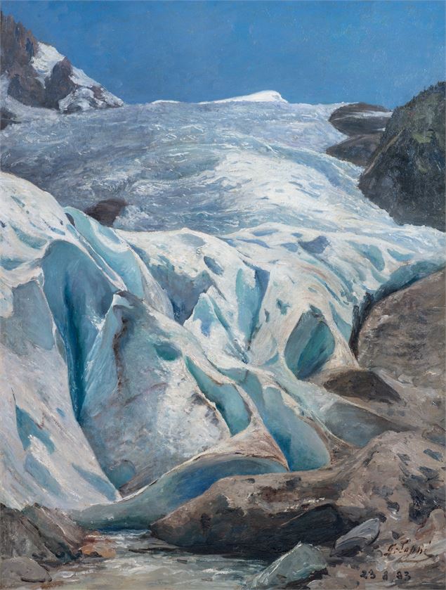 Exposition photographique « GLACE et GLACIERS, l’empreinte des hommes »_Combloux - Musée de la pente