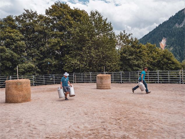 Animations à la fête de la p'tite ferme de l'Aubrac au Corbier - Office de Tourisme Le Corbier