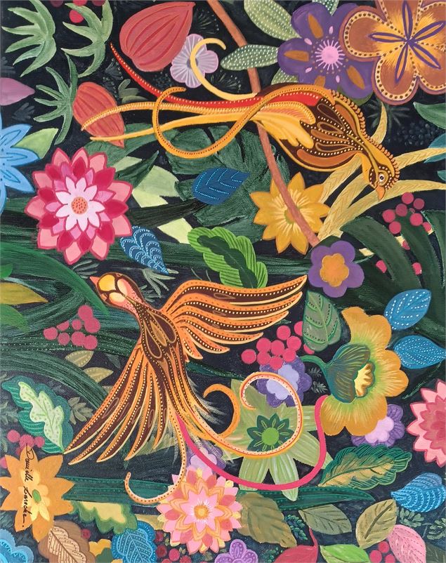 Exposition de peintures_Bâgé-le-Châtel - Valérie Guret