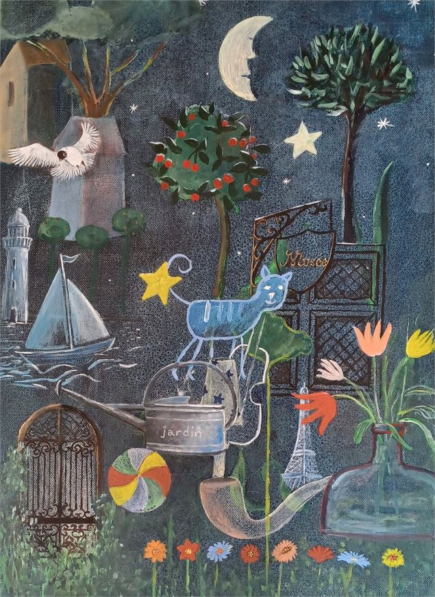 Exposition de peintures_Bâgé-le-Châtel - Valérie Guret
