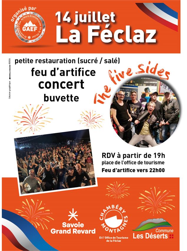 Fête Nationale et feu d'artifice_La Féclaz - C.Bernard