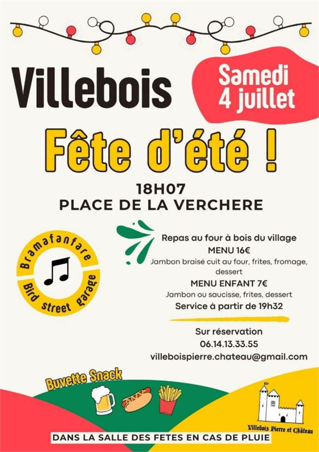 Fête d'été_Villebois - mairie de villebois