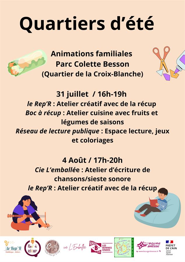 Rendez-vous de l'été - association le Rep'R