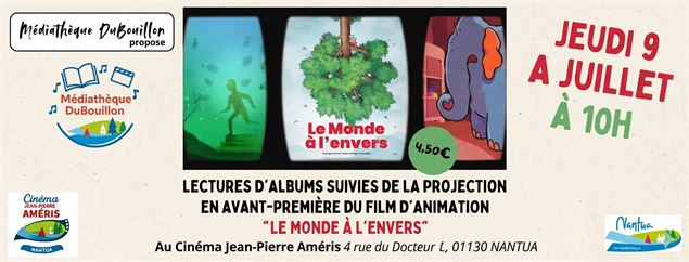 Affiche animation paysage - Médiathèque DuBouillon