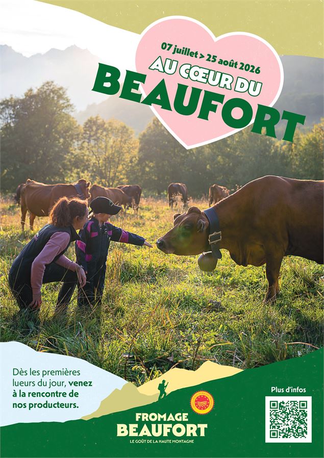 affiche animations au Coeur du Beaufort - Instants Beaufort