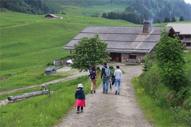 Arrivée depuis télécabine - R.Seigeot