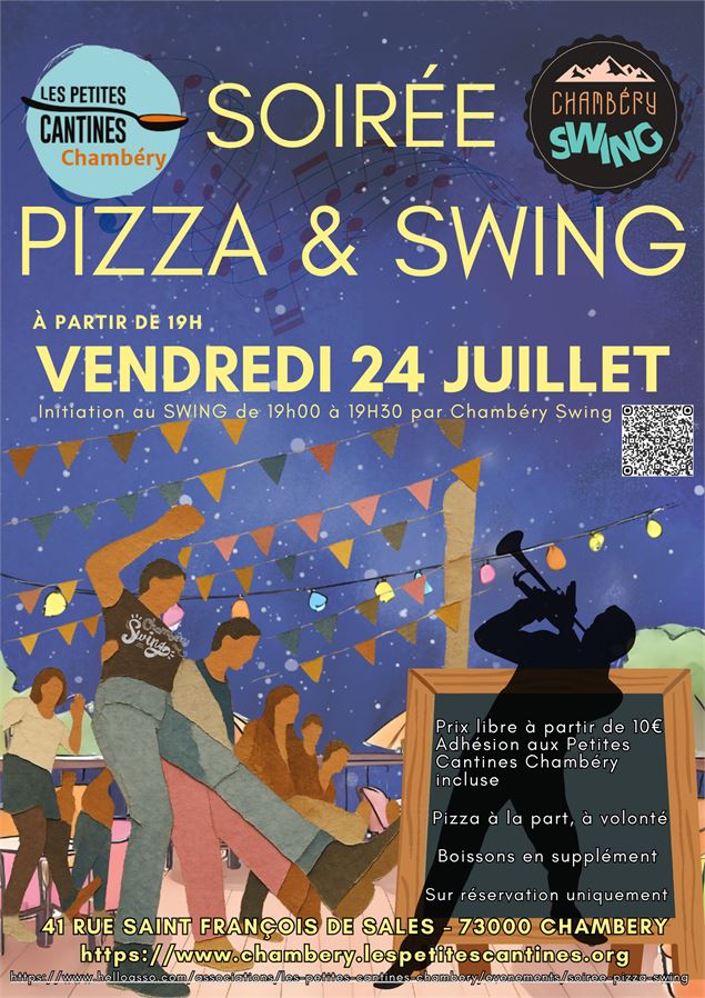 Soirée Pizza & Swing  - Chambéry Swing 