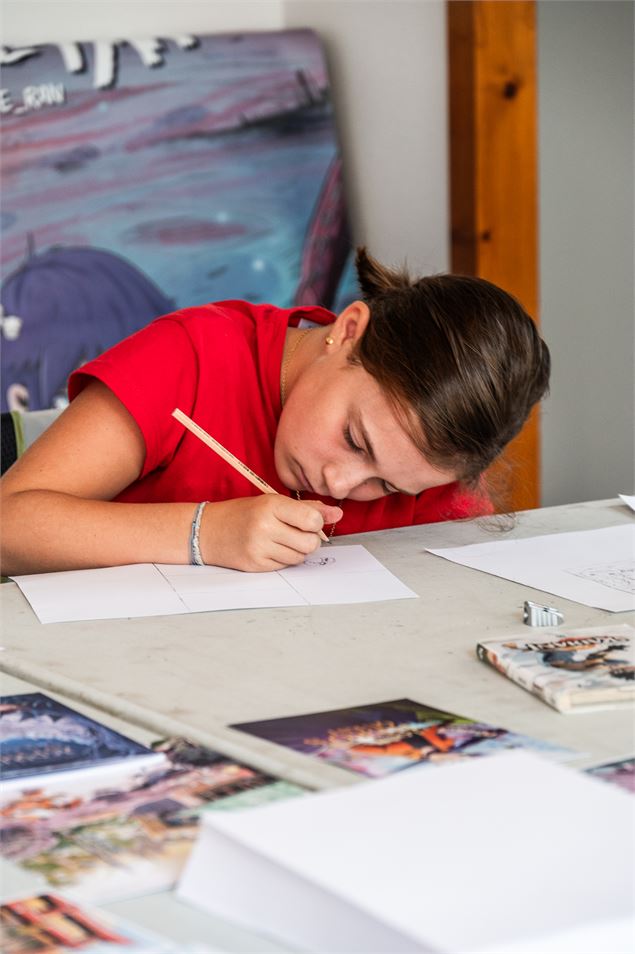 Carnets d'Alpage : Atelier 6-8 ans Initiation au croquis_Le Grand-Bornand - Carnets d'alpage