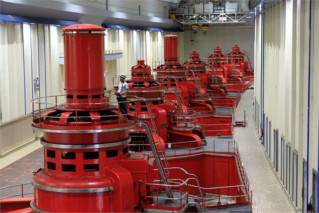 Alternateurs - barrage centrale de Génissiat - cnr