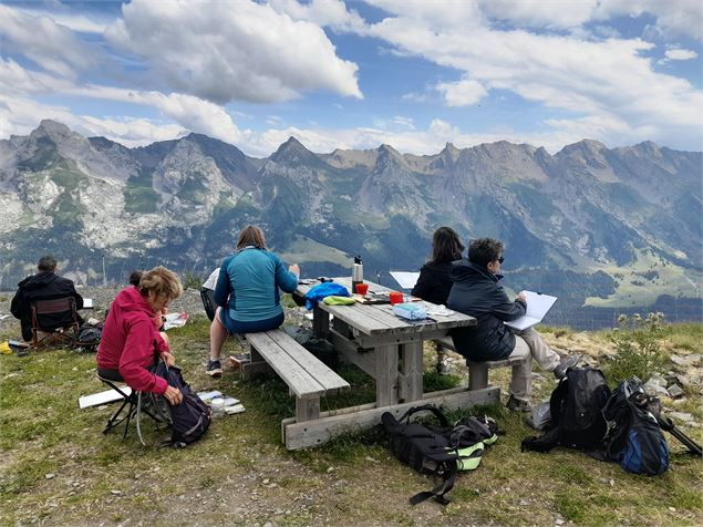 Carnets d'Alpage : 5ème rencontres du croquis en montagne_Le Grand-Bornand