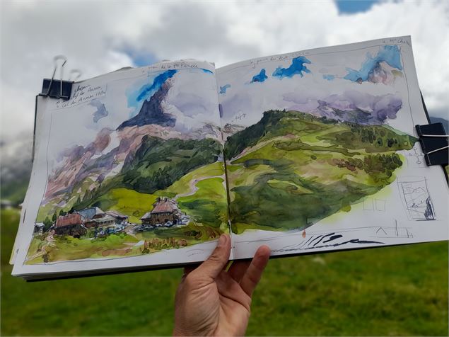 Carnets d'Alpage : 5ème rencontres du croquis en montagne_Le Grand-Bornand