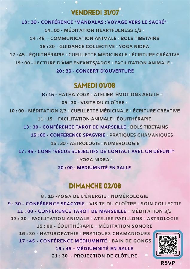 Affiche festival Conscience en Abondance - Conscience en Abondance