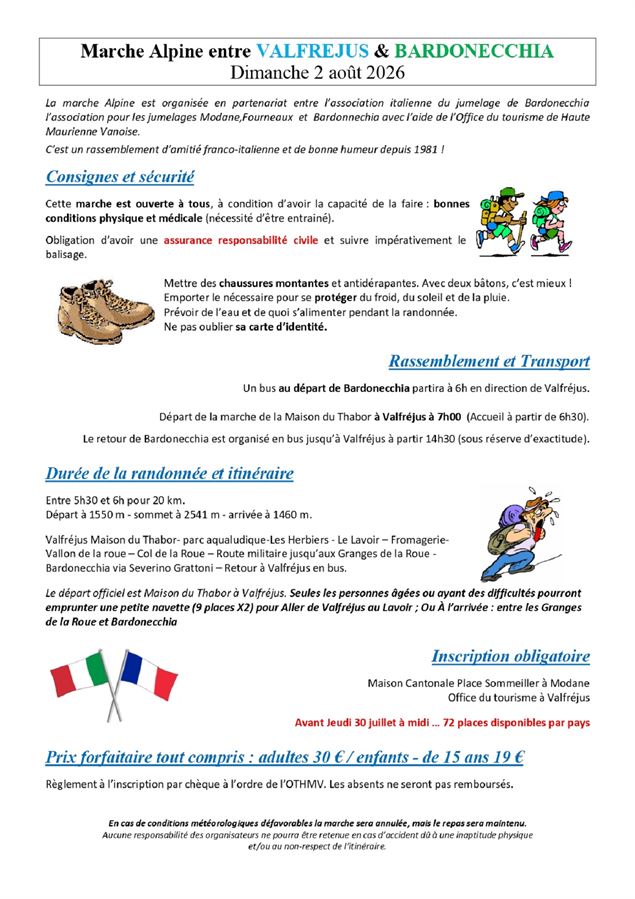 Consignes de marche et sécurité - Asso Pour les jumelages X. Lett