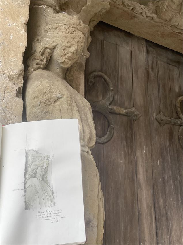 Exposition : « Une Abbaye à croquer »_Abondance - Jérome Phallipou