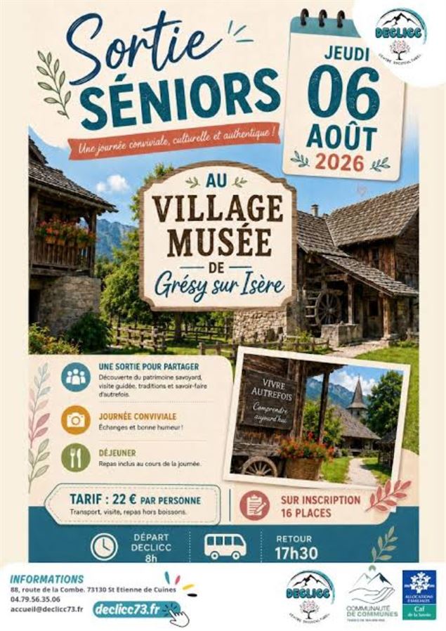 Affiche - Village Musée de la Combe de Savoie