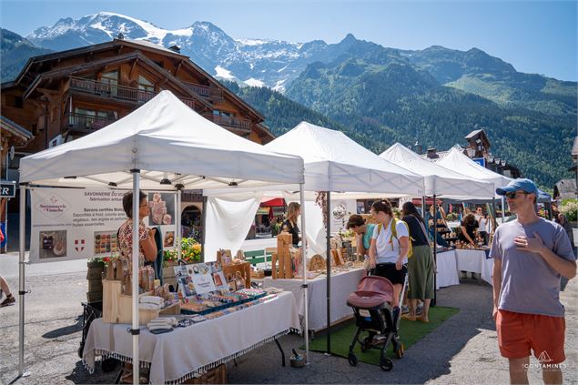 Marché des artisans_Les Contamines-Montjoie