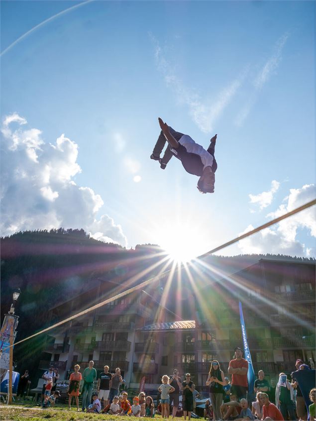Pratiquant de slackline - OTHMV
