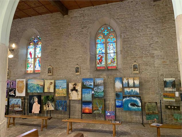 Église Saint-Julien : Exposition de peinture_Chaleins