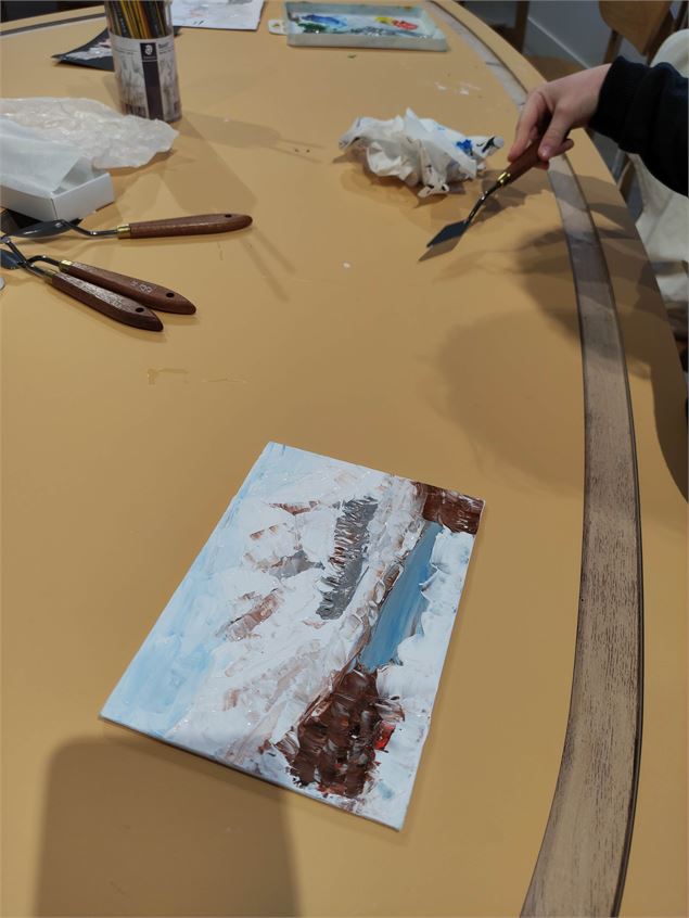 Atelier les p'tits curieux : le peintre au couteau