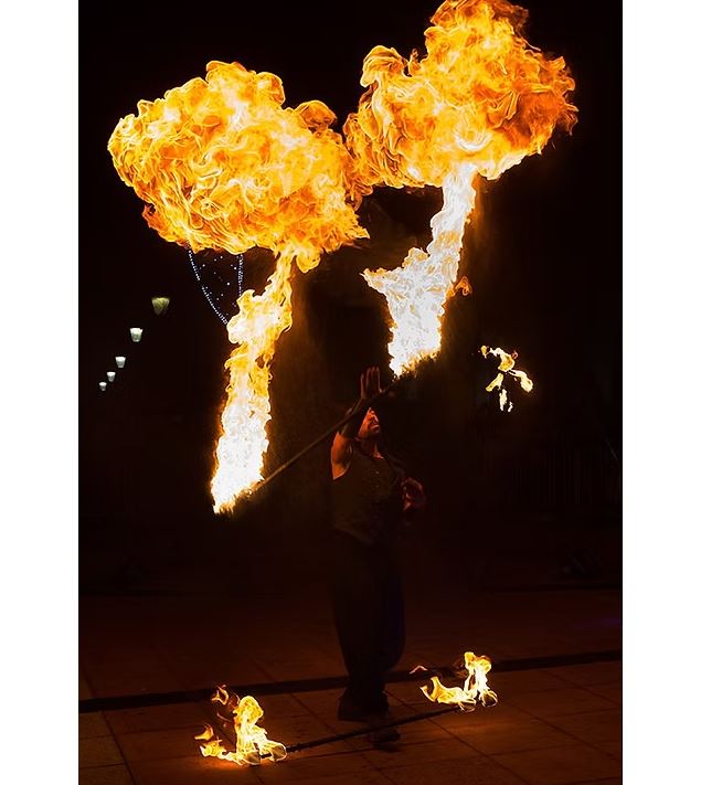 Spectacle de feu_Méribel