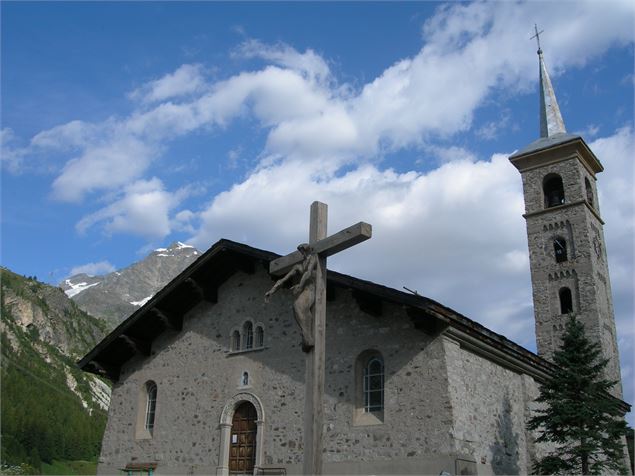 Eglise de Tignes les Boisses - Amandine Coppi