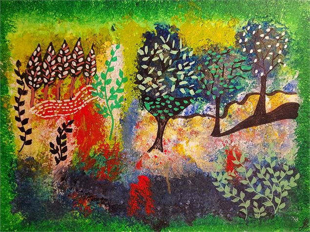 Exposition de peintures_Bâgé-le-Châtel - Monique Dorey