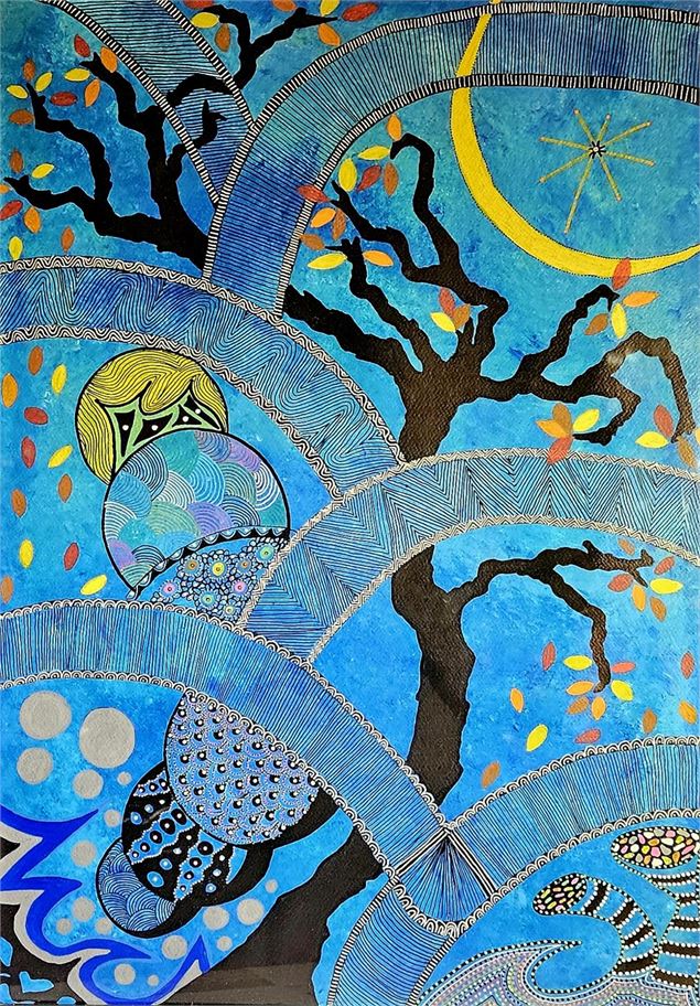 Exposition de peintures_Bâgé-le-Châtel - Monique Dorey
