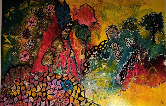 Exposition de peintures_Bâgé-le-Châtel - Monique Dorey