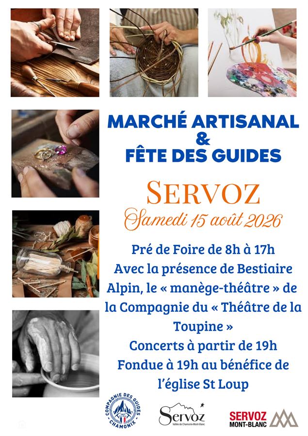 Marché artisanal de Servoz et Fête des Guides_Servoz