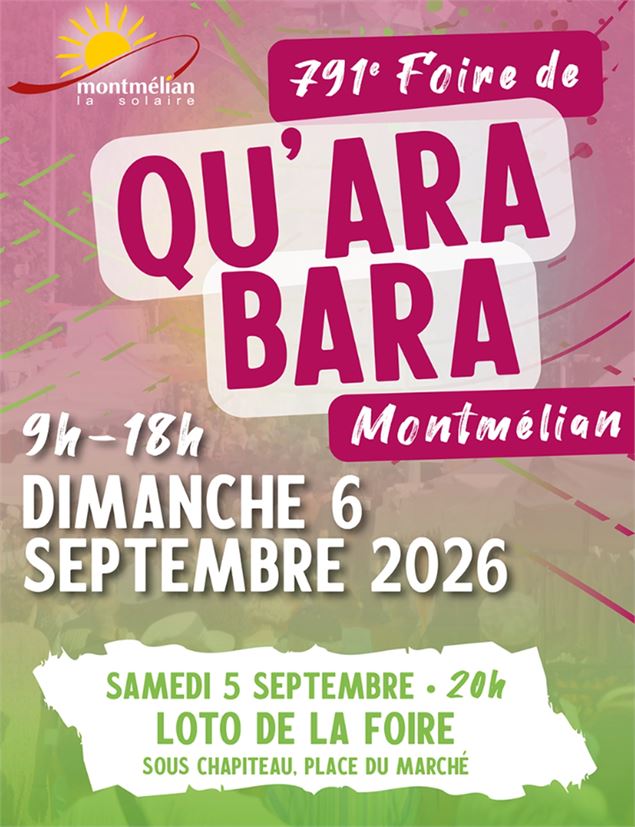 791e Foire de Qu'Ara Bara_Montmélian - Ville de Montmélian