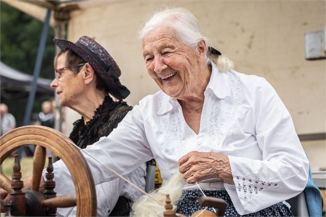 Présentation des métiers d'antan à la fête de l'Alpage - Fête de l'Alpage_Le Grand-Bornand