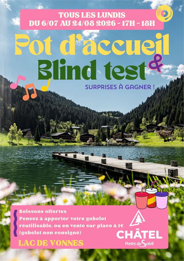 Pot d'accueil & blind test_Châtel - L. Meyer Châtel
