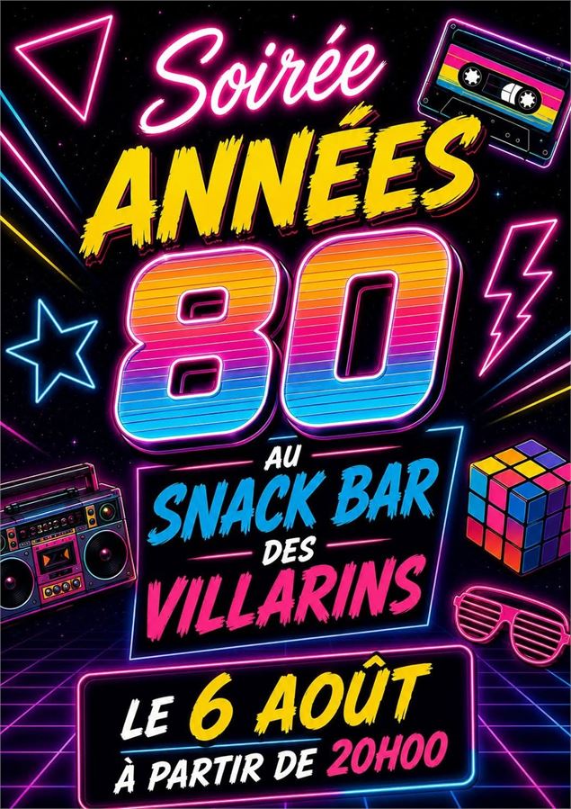 Affiche - Snack des Villarins