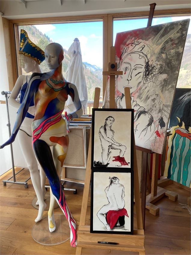 Les oeuvres - Isabelle Magnin Artiste peintre