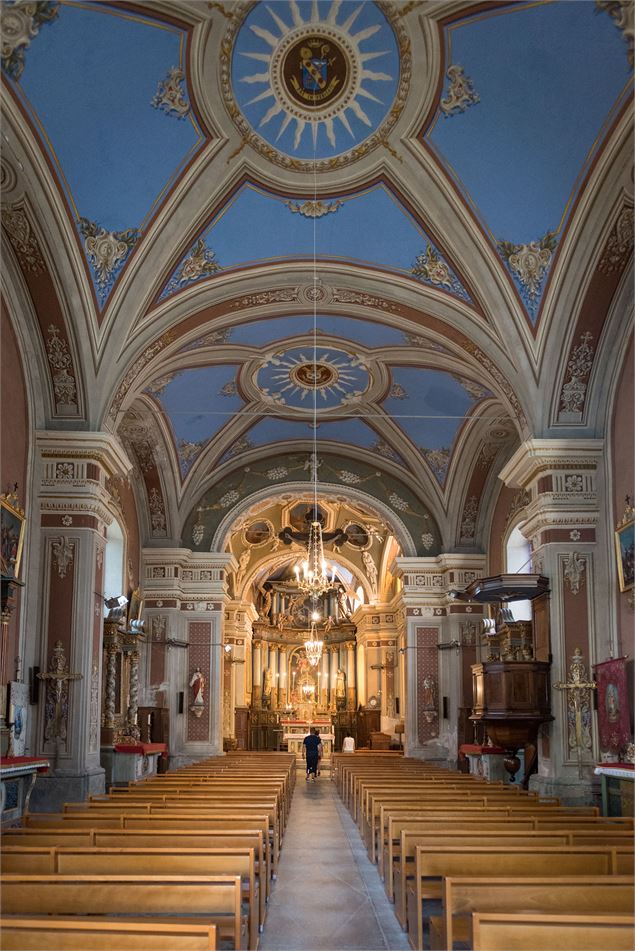 Intérieur de l'église de Fonctouverte - Alban Pernet