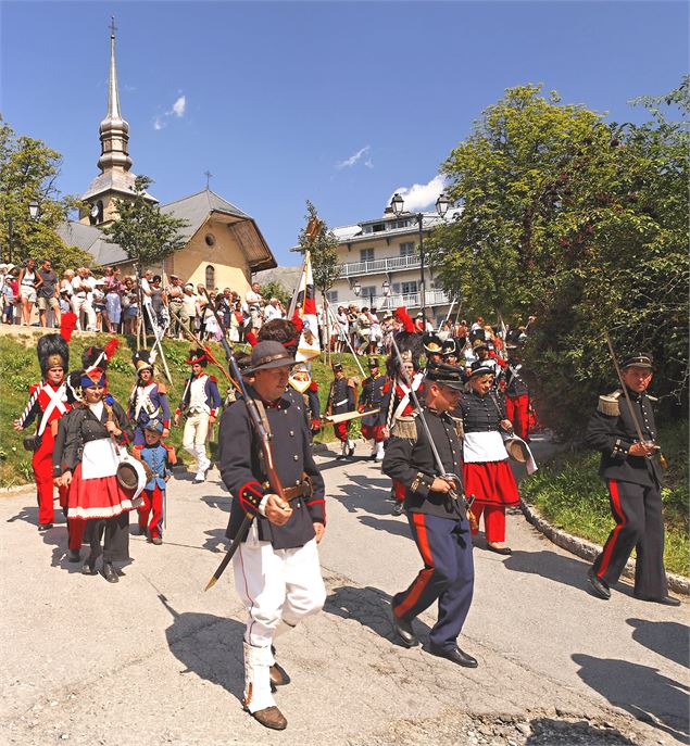 Défilé des Grenadiers de Cordon - © Fête de la Miou