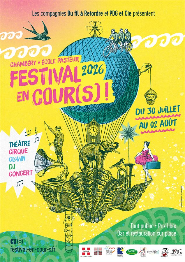 Affiche Festival en cour(s) - Collectif Volucris