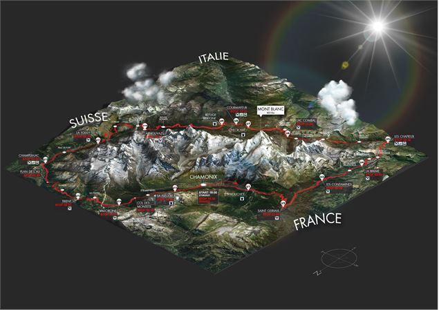 Parcours de l'UTMB - UTMB