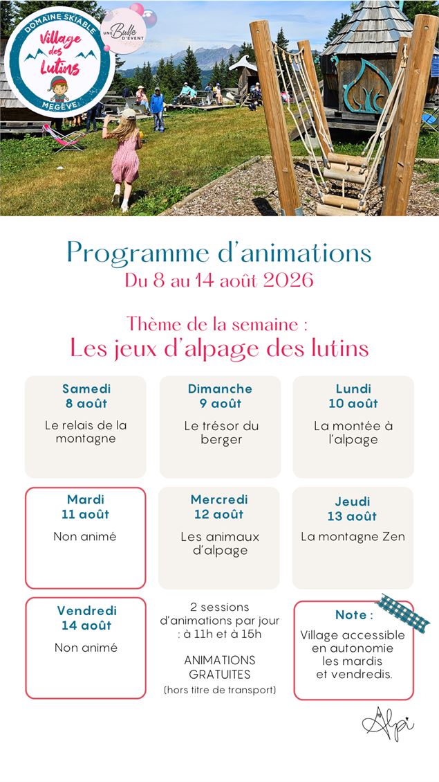 Animation au village des lutins_Megève - @DS Megève