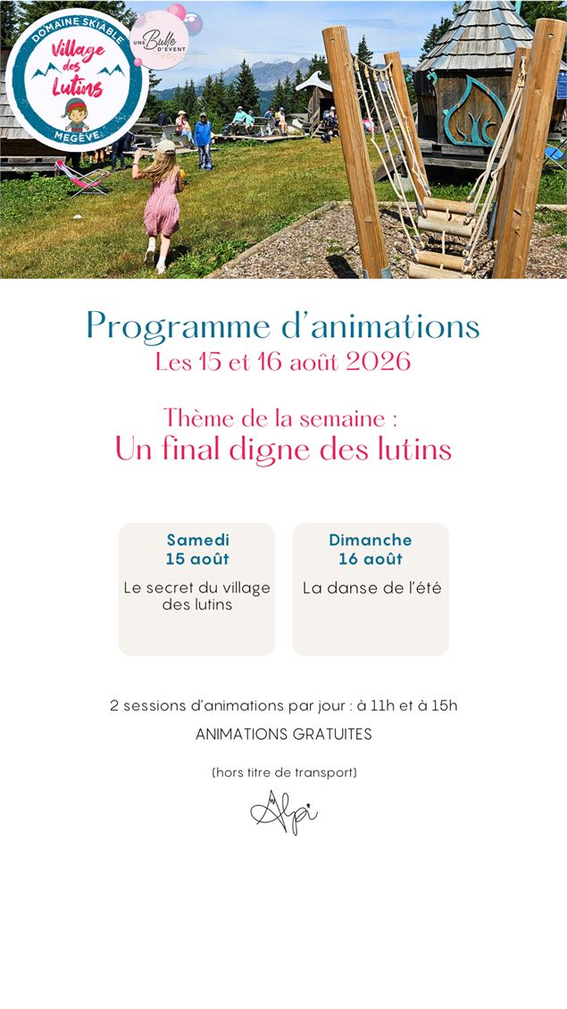 Animation au village des lutins_Megève - @DS Megève